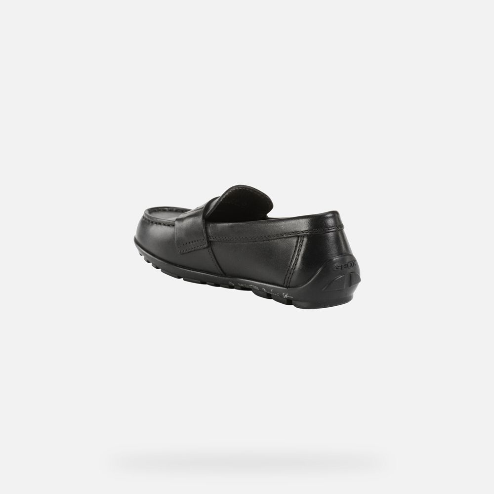 Geox Loafers Black New Fast - Geox Boys Shoes - PUQOFX823